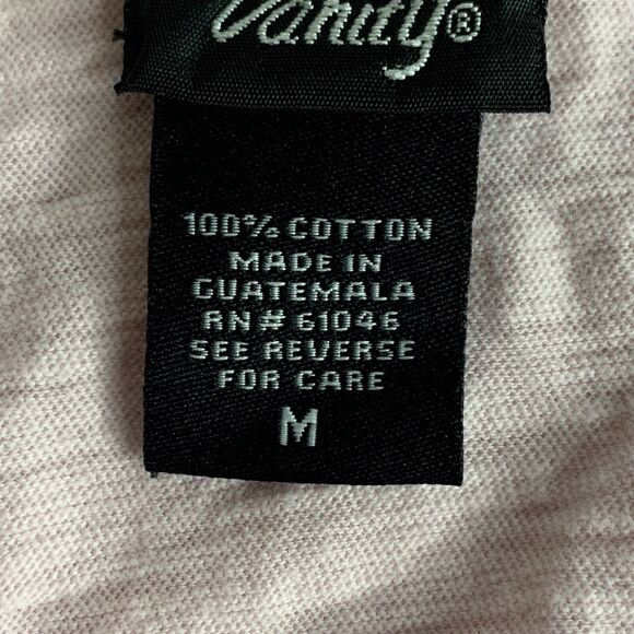 Vanity Women's One Shoulder Top Size Medium Sleeveless Stretch Pink Embellished - Picture 7 of 9